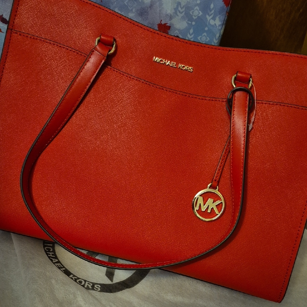 Michael Kors Vibrant Red Tote